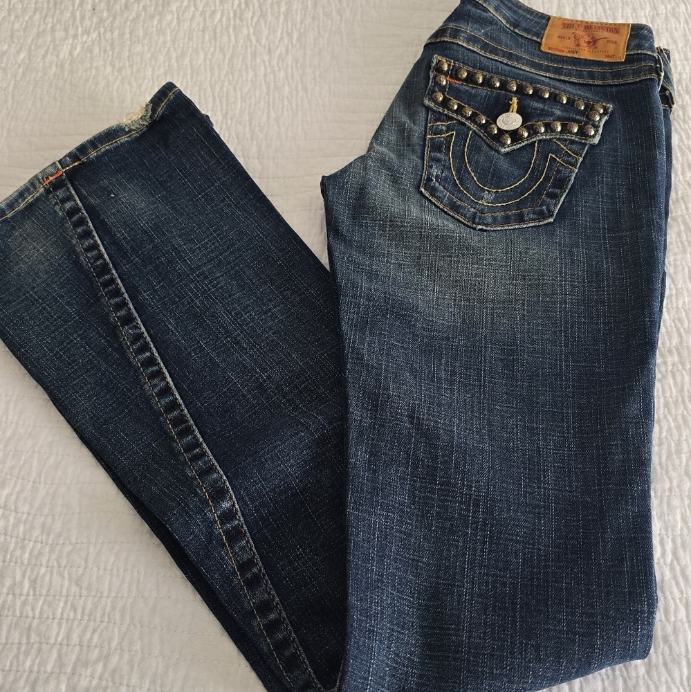✨️Vintage RARE True Religion Jeans Size 26 rivets